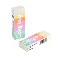 Gomma Pastel - 6,2 x 1,2 x 2,2 cm - vinile - conf. 20 pezzi - Colorosa - 360119 - 8004428063960 - DMwebShop