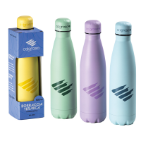 Borraccia termica Colorosa Pastel - 500 ml - acciaio inox - colori assortiti - Ri.plast - 3601BR - 8004428063700 - DMwebShop