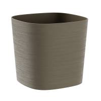 Vaso quadrato Capri - 13 lt - sabbia - Teraplast - 38711029406 - 8051560184831 - DMwebShop