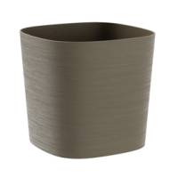 Vaso quadrato Capri - 13 lt - sabbia - Teraplast - 38711029406 - 8051560184831 - DMwebShop