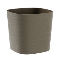 Vaso quadrato Capri - 13 lt - sabbia - Teraplast - 38711029406 - 8051560184831 - DMwebShop