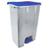 Contenitore mobile Ecoconti - a pedale - 80 lt - plastica riciclata - grigio-blu - Medial International - 912875 - 8056324539315 - DMwebShop