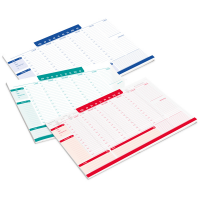 Desk planner Monocromo - da scrivania - 42 x 29,5 cm - colori assortiti - Pigna 023266300