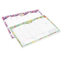 Desk planner Nature Flowers - da scrivania - 42 x 29,5 cm - conf. 2 pezzi - Pigna - 023266400 - 8005235209206 - DMwebShop