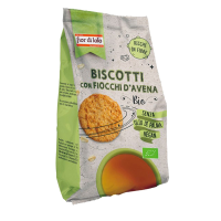 Biscotti biologici - con fiocchi di avena - 350 gr - conf. 12 pezzi - Fior Di Loto - 0700076 - 8016323037366 - DMwebShop