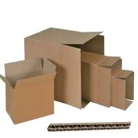 Scatola per imballo - onda doppia - 40 x 30 x 40 cm - cartone - avana - conf. 15 pezzi - No Brand - 98128OD - 8025133125415 - DMwebShop