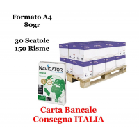 Carta da fotocopie - A4 - 80 gr - 500 fogli - bianca (bancale da 150 risme) - Navigator - Universal 5602024006102 bancale150r - 5602024006102 - DMwebShop