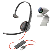 Webcam Studio P5+Cuffia BW 3210-Poly - Poly 2200-87120-025