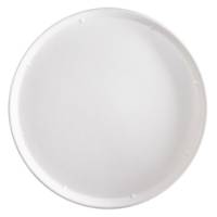 Piatto piano monouso per pizza rotondo diametro 32,5 cm canna da zucchero - 27213