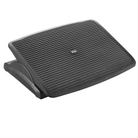 Poggiapiedi ergonomico Bold - inclinazione regolabile - 47 x 35,5 x 9,5 cm - nero - Titanium