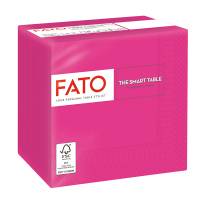 Tovagliolo - carta - 24 x 24 cm - 2 veli - fucsia - conf. 100 pezzi - Fato - 82545003 - 8000664523367 - DMwebShop