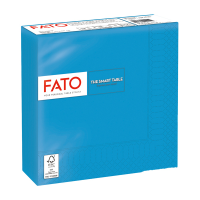 Tovagliolo carta - 33 x 33 cm - 2 veli - turchese - conf. 50 pezzi - Fato 82623100