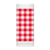 Porta posate Tissue decorati - fantasia Snack - conf. 1000 pezzi - Fato - 88203400 - 8000664820343 - DMwebShop