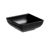 Ciotolina quadrata fingerfood - 7,5 x 7,5 x 2,7 cm - melamina - nero - Leone - T8163.Z - 8024112006028 - DMwebShop