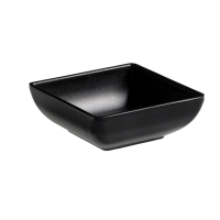 Ciotolina quadrata fingerfood - 7,5 x 7,5 x 2,7 cm - melamina - nero - Leone - T8163.Z - 8024112006028 - DMwebShop