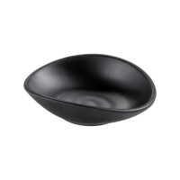 Coppetta in melamina - 13 x 11 x 3,5 cm - nero - Leone T8207