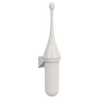 Portascopino da parete Woodplastic - 480 x 113 x 92 mm - bianco - Mar Plast - A65811WD - 8020090107665 - DMwebShop
