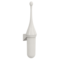 Portascopino da parete Woodplastic - 480 x 113 x 92 mm - bianco - Mar Plast - A65811WD - 8020090107665 - DMwebShop