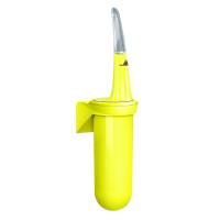 Portascopino da parete Skin - 386 x 113 x 93 mm - giallo fluo - Mar Plast - A92901FAB - 8020090101380 - DMwebShop