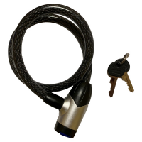 Lucchetto a spirale - a 2 chiavi - Ø 25 x 650 mm - Metalplus - 15370 - 8027940139630 - DMwebShop