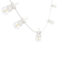 Catenaria Classy - 20 bulbi G50 bianchi - cavo bianco - 15 mt - Velamp - PS067N - DMwebShop