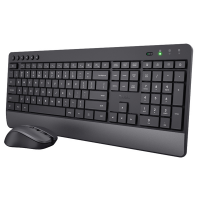 Set tastiera wireless + mouse wireless ultrasilenzioso Trezo - Trust - 24530 - 8713439245301 - DMwebShop