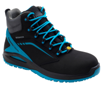 Calzatura di sicurezza Streif High - S3 - numero 42 - nero-azzurro ottanio - Rossini - PPRC406-42 - 8056149339770 - DMwebShop