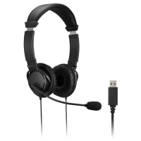 Cuffie stereo - con microfono e controllo del volume - connessione USB-A - Kensington - K33065WW - 85896330653 - DMwebShop