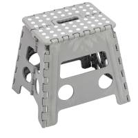 Sgabello alto Clic Clac - 30 x 22 x 32 cm - grigio - King Collection - S1407117/G - 8023755056445 - DMwebShop