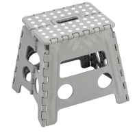 Sgabello alto Clic Clac - 30 x 22 x 32 cm - grigio - King Collection - S1407117/G - 8023755056445 - DMwebShop