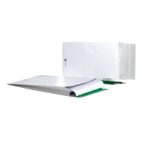 Buste a sacco Securitex - con soffietti - B5 - 17,6 x 25 x 3,8 cm - 130 gr - bianco - conf. 100 pezzi - Bong Packaging - 14221 - 4026283033630 - DMwebShop