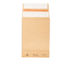 Sacchetti a fondo quadro E-Green - C5 - 16,2 x 22,9 x 4 + 10 cm - carta kraft avana - conf. 250 pezzi - Bong Packaging - 69112 - 4026283664407 - DMwebShop