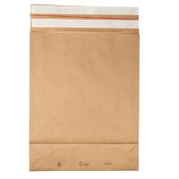 Sacchetti a fondo quadro E-Green - 40 x 50 x 10 + 10 cm - carta kraft avana - conf. 100 pezzi - Bong Packaging - 69116 - 4026283664445 - DMwebShop