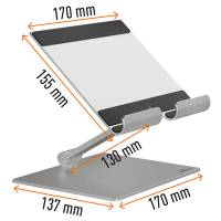 Supporto per tablet Rise - fino a 13' - Durable - 8940-23 - 4005546732633 - DMwebShop