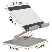 Supporto per tablet Rise - fino a 13' - Durable - 8940-23 - 4005546732633 - DMwebShop
