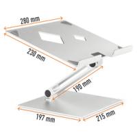 Supporto alza notebook Rise - da 10' a 17' - Durable - 5050-23 - 4005546732145 - DMwebShop