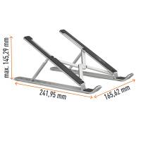 Supporto alza notebook Fold - fino a 15' - Durable - 5051-23 - 4005546732220 - DMwebShop