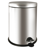 Pattumiera a pedale Bin Basic - 12 lt - acciaio inox - Medial International - 913120 - 8056324538981 - DMwebShop