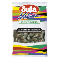 Caramelle - gusto liquirizia - busta 1 kg - Sula - 09412000 - 4003455009709 - DMwebShop