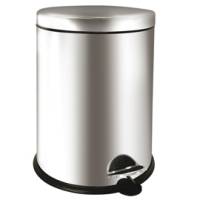 Pattumiera a pedale Bin Basic 12 lt acciaio inox - 28007