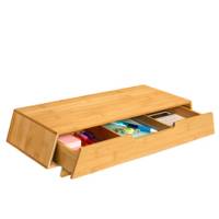 Supporto schermo bamboo colore naturale - 28060