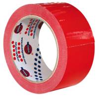 Nastro adesivo 350 - 5 cm x 66 mt - PVC - rosso - conf. 6 pezzi - Eurocel - 000401366 - 30779CNF1PZ6 - DMwebShop