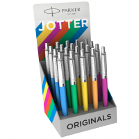 Penna sfera Jotter Original Plastic - tratto M - colori fusto assortiti - expo 20 pezzi - Parker - 2075422 - DMwebShop