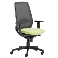 Seduta operativa Tullio TUA - con braccioli regolabili - verde mela - Unisit - TUA/BRF/HVM - DMwebShop