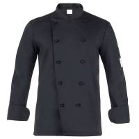 Giacca da cuoco Adriano - a manica lunga - taglia XL - nero - Giblor's - Q8G00184-U32-XL - 8056149337721 - DMwebShop