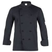 Giacca da cuoco Adriano - a manica lunga - taglia XL - nero - Giblor's - Q8G00184-U32-XL - 8056149337721 - DMwebShop