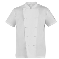 Giacca da cuoco Tommaso - a manica corta - taglia L - bianco - Giblor's - Q8G00185-C01-L - 8056149337806 - DMwebShop