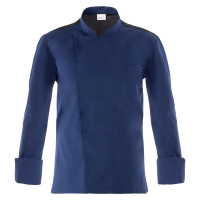 Giacca da cuoco Raul - a manica lunga - taglia XL - blu - Giblor's - Q8GX0105-Z48-XL - 8058045587682 - DMwebShop