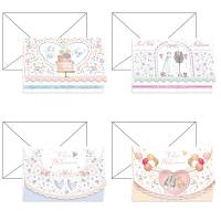 Biglietto auguri portasoldi Matrimonio - 4 soggetti assortiti - conf. 12 pezzi - Kartos - 17987001 - 8009162375560 - DMwebShop