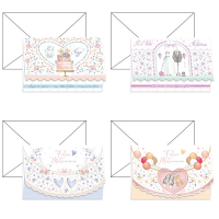 Biglietto auguri portasoldi Matrimonio - 4 soggetti assortiti - conf. 12 pezzi - Kartos - 17987001 - 8009162375560 - DMwebShop